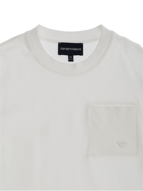 T-shirt bambino Emporio Armani grigia EMPORIO ARMANI KIDS | EB001318AF21808U0003